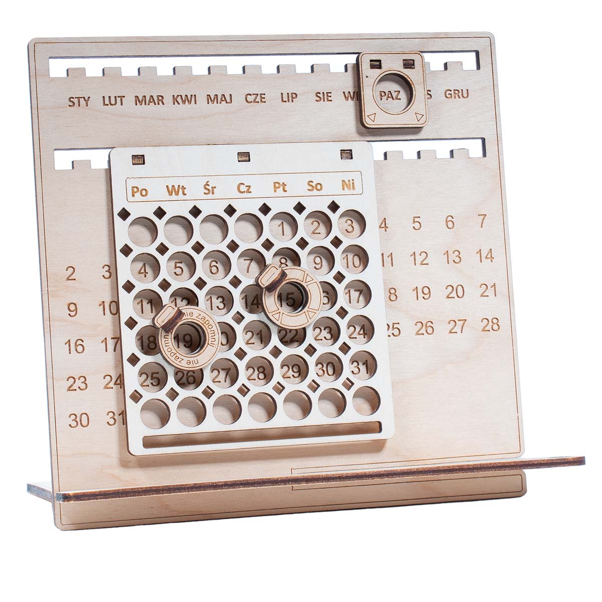 kalendarz_01n (1) kalendarz 01n 1 Wieczny kalendarz drewniany GRAWER