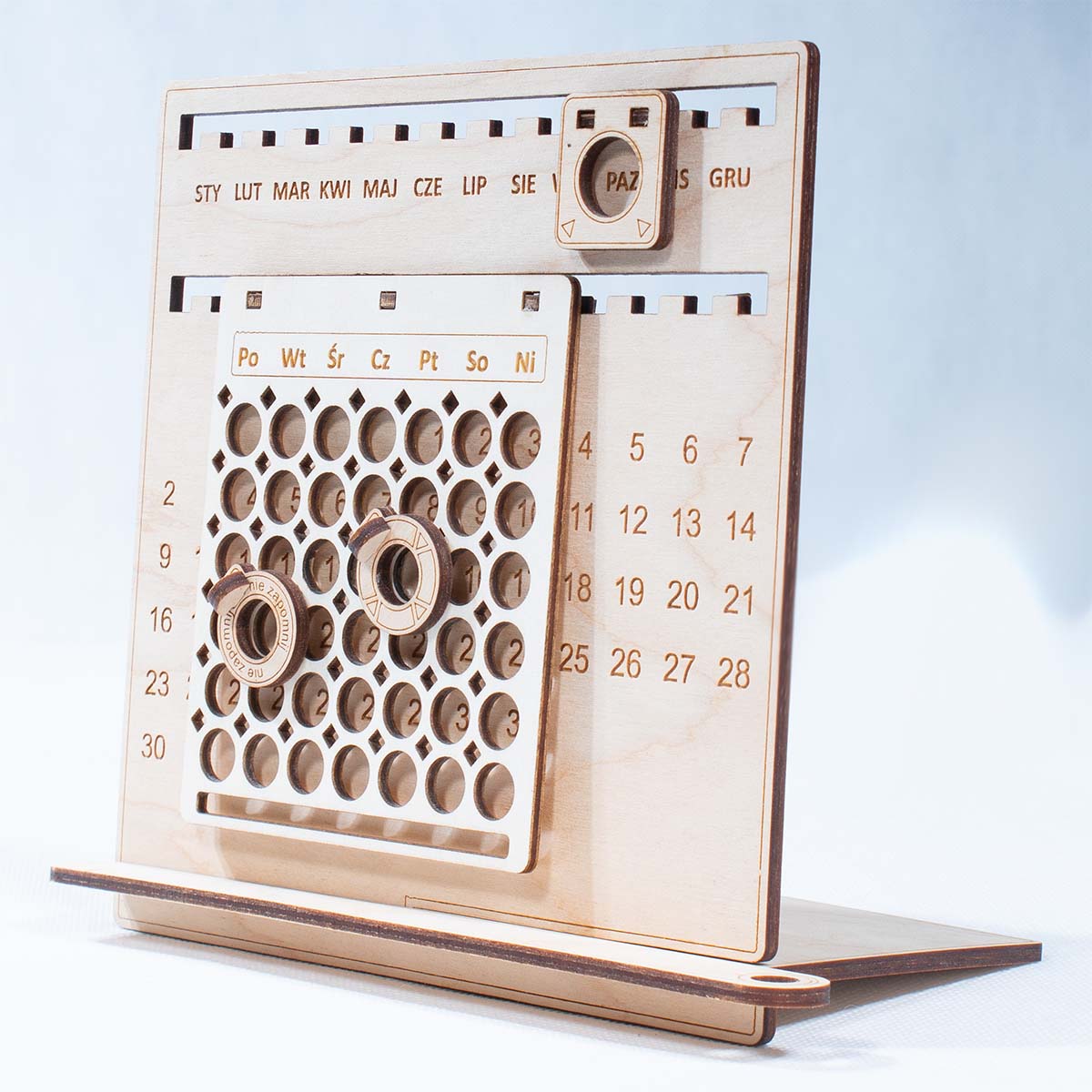 kalendarz_01n (4) kalendarz 01n 4 Wieczny kalendarz drewniany GRAWER