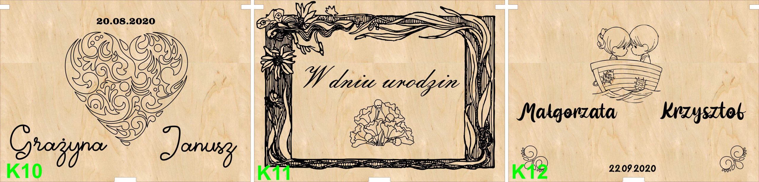 pud slubne 01a4 scaled Drewniane pudełko na prezent ślubny z grawerem