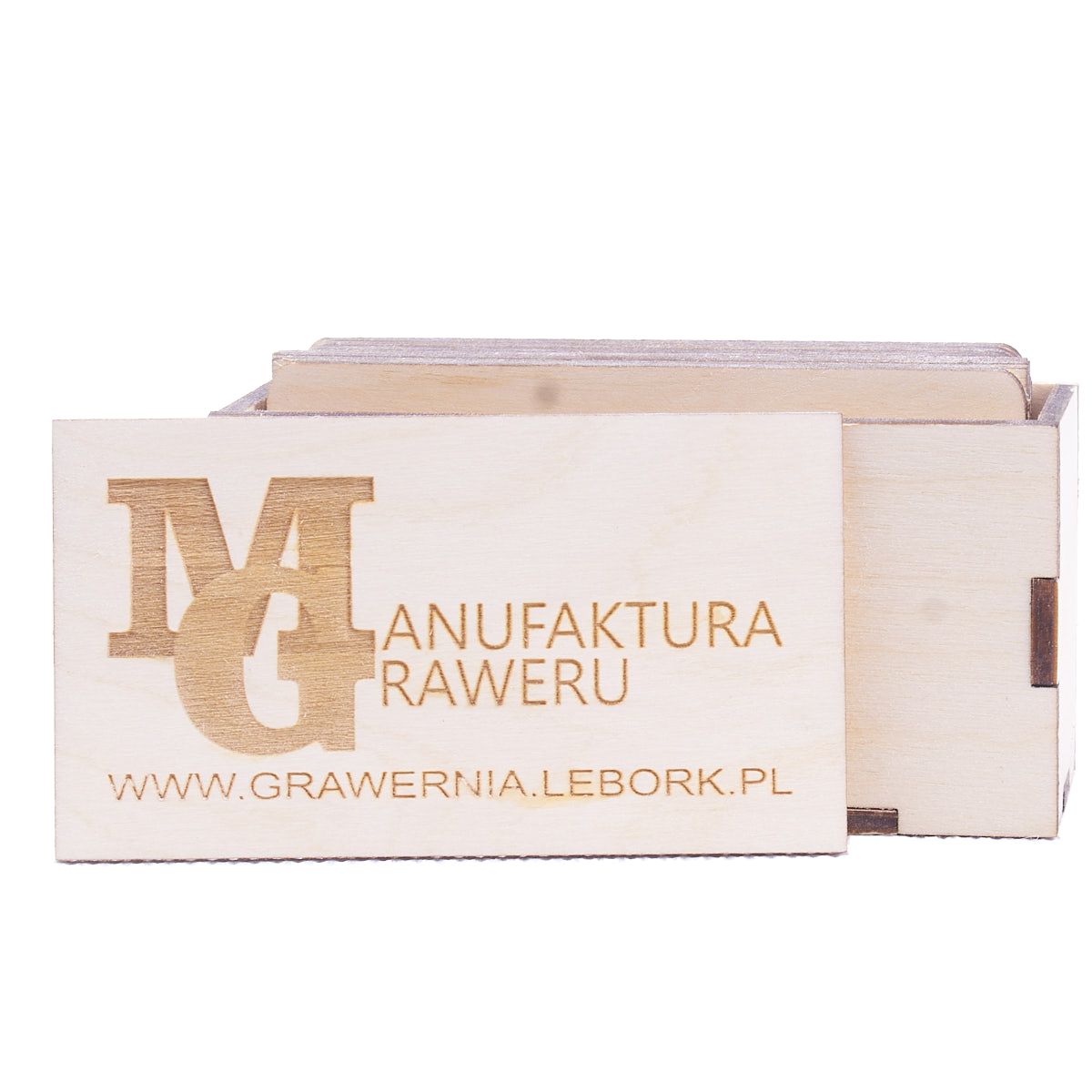 wizytowki 01 4 Drewniane wizytówki z grawerem 10 szt