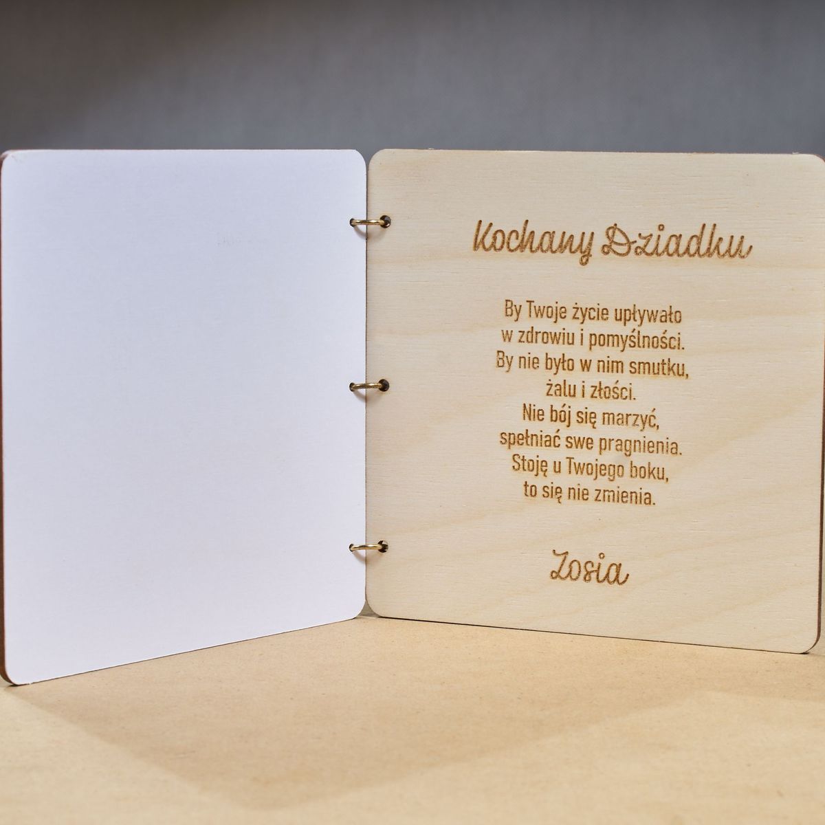 kartka skl Da Dzień Dziadka kartka składana v.D1