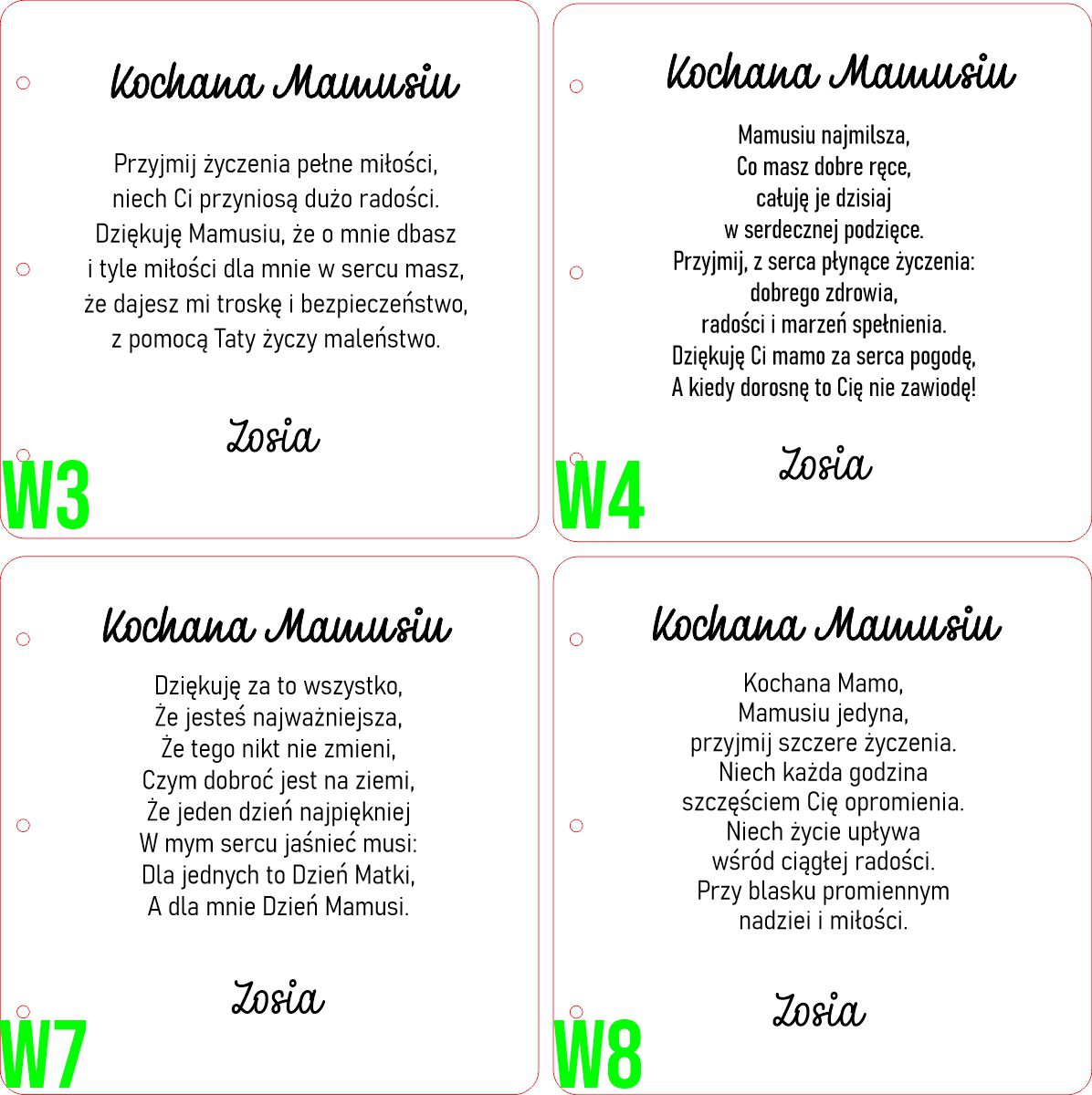 kartka skl Mc Dzień Mamy kartka składana v.M2