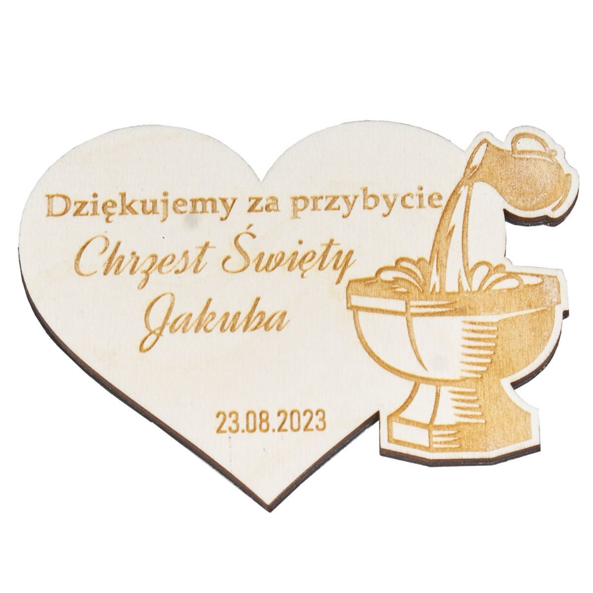 podz chrz a 1 Podziękowania dla gości chrzest święty