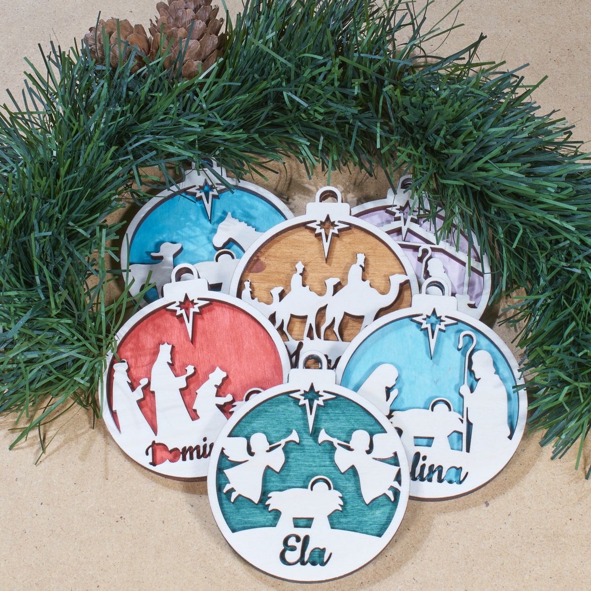 bombki 01 4 Bombka drewniana z imieniem