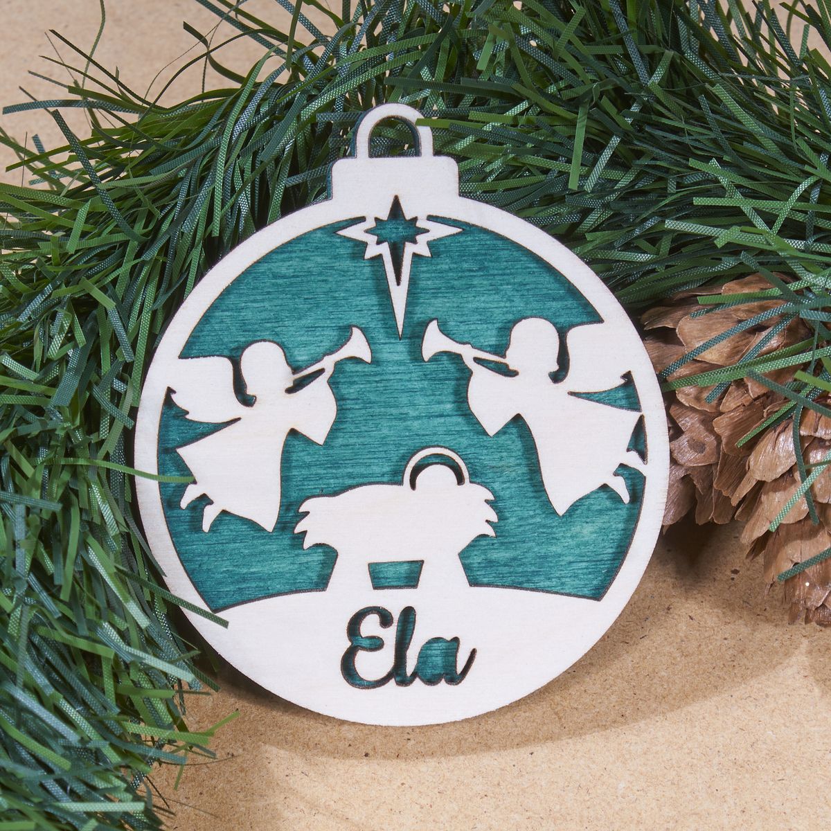 bombki 01 5 Bombka drewniana z imieniem