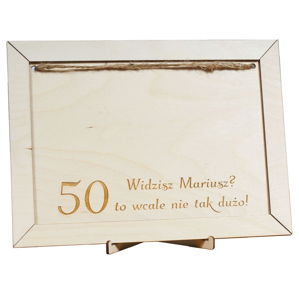 tabliczka50 1 1 Ramka urodziny 30 40 50 60 to wcale nie tak dużo