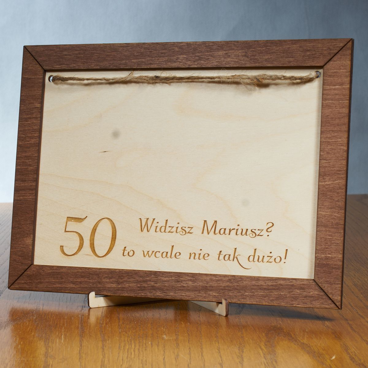 tabliczka50 1 7 Ramka urodziny 30 40 50 60 to wcale nie tak dużo