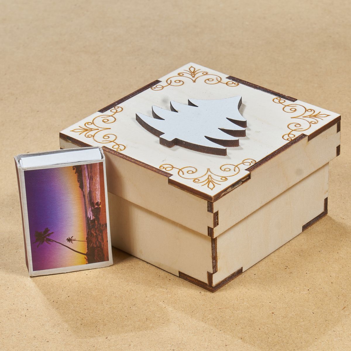 pudelko 13 2 3 Drewniane pudełko na Boże Narodzenie