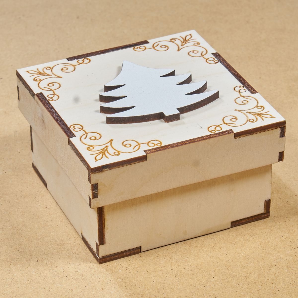 pudelko 13 2 5 Drewniane pudełko na Boże Narodzenie