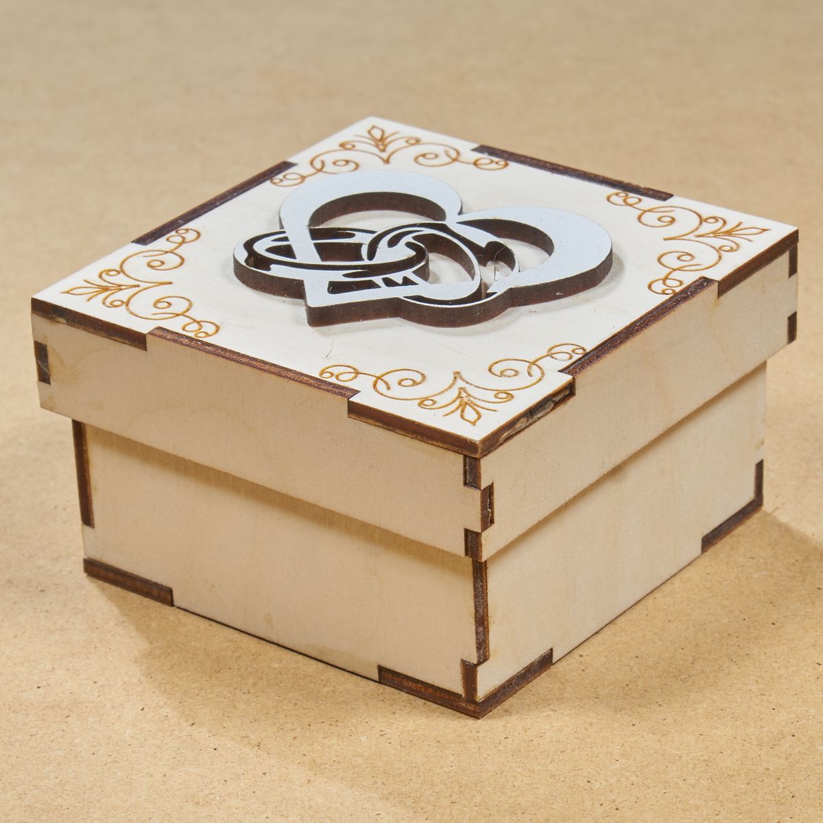 pudelko 13 3 3 Drewniane pudełko na specjalne okazje - ślub