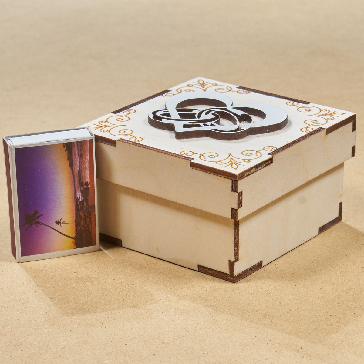 pudelko 13 3 4 Drewniane pudełko na specjalne okazje - ślub