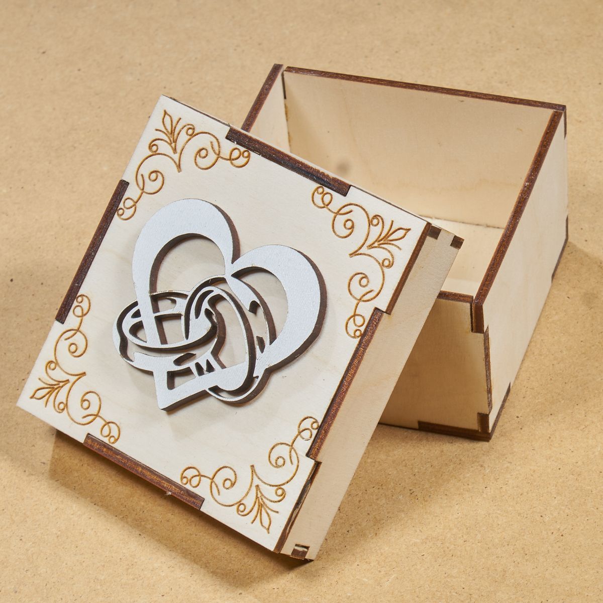 pudelko 13 3 6 Drewniane pudełko na specjalne okazje - ślub