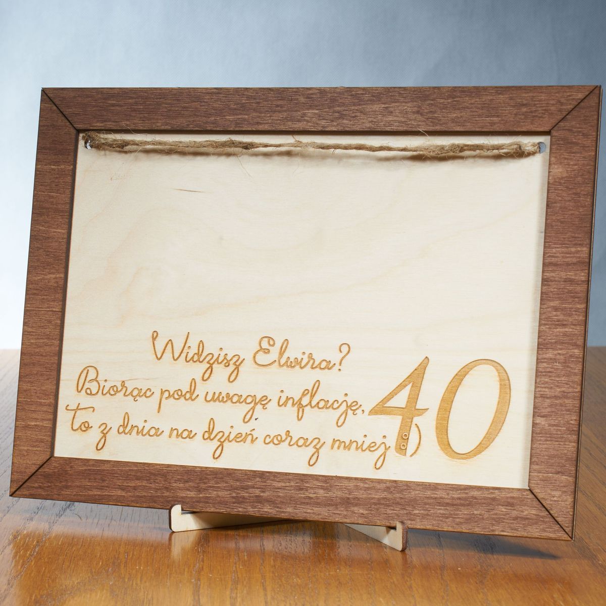 tabliczka50_2 (8) tabliczka50 2 8 Ramka urodziny 30 40 50 60 to wcale nie tak dużo