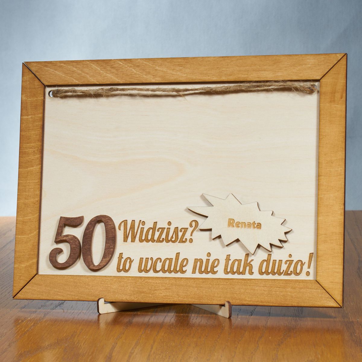 tabliczka50_3 (6) tabliczka50 3 6 Ramka urodziny 30 40 50 60 to wcale nie tak dużo
