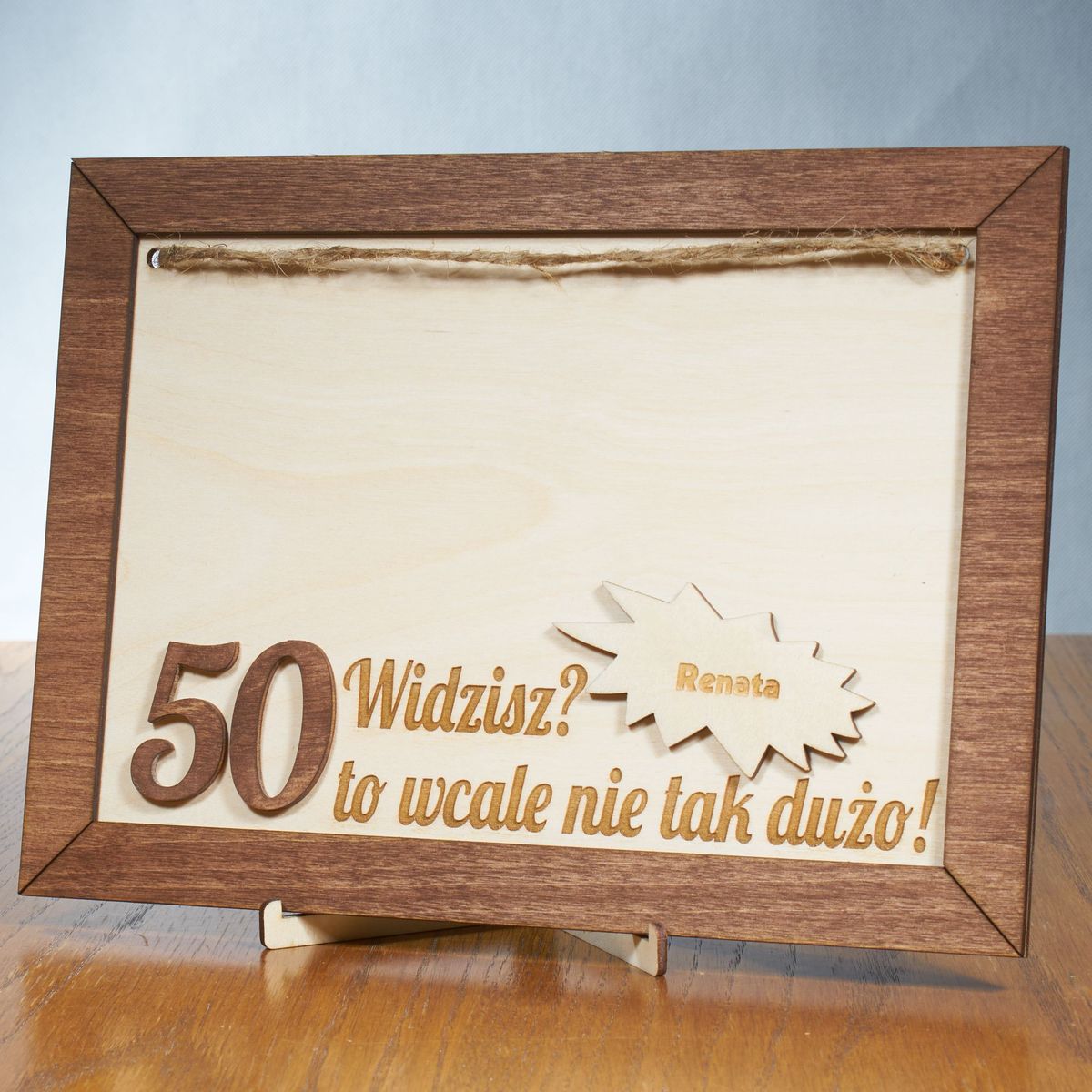 tabliczka50_3 (8) tabliczka50 3 8 Ramka urodziny 30 40 50 60 to wcale nie tak dużo