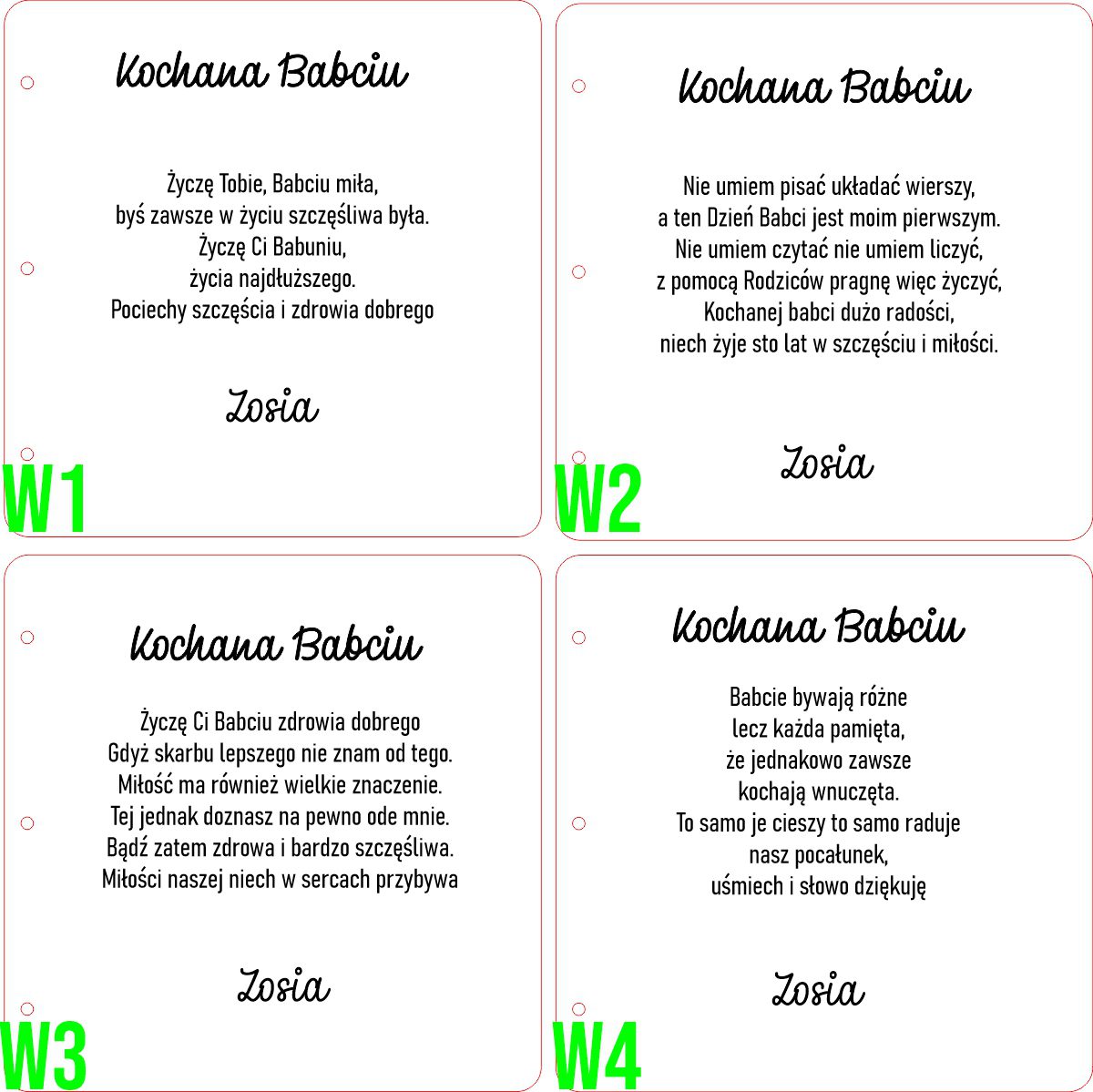 kartka_skl_Bb kartka skl Bb Dzień Babci kartka składana v.B4