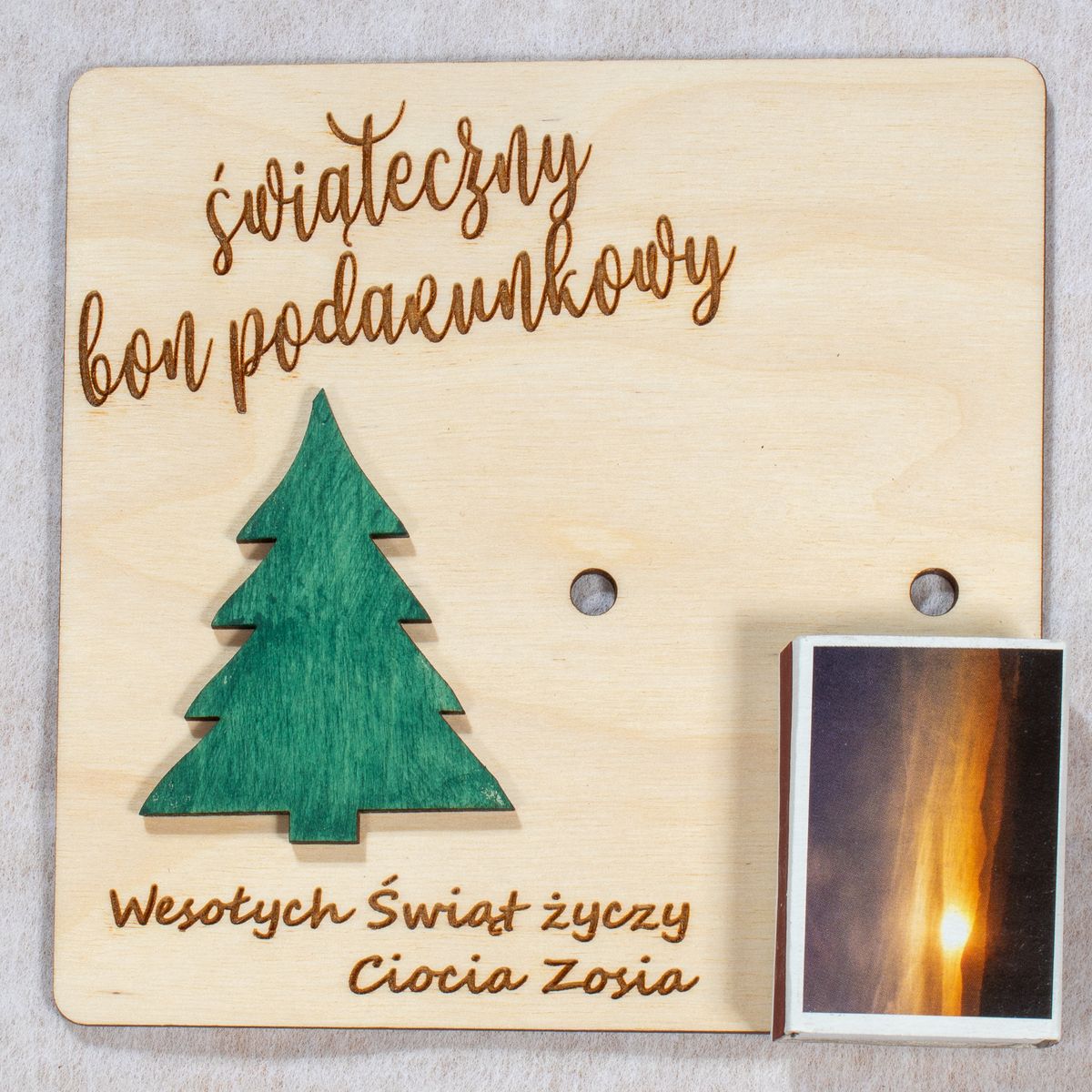 bon BN 2 6 1 Choinka'25 Świąteczny BON podarunkowy