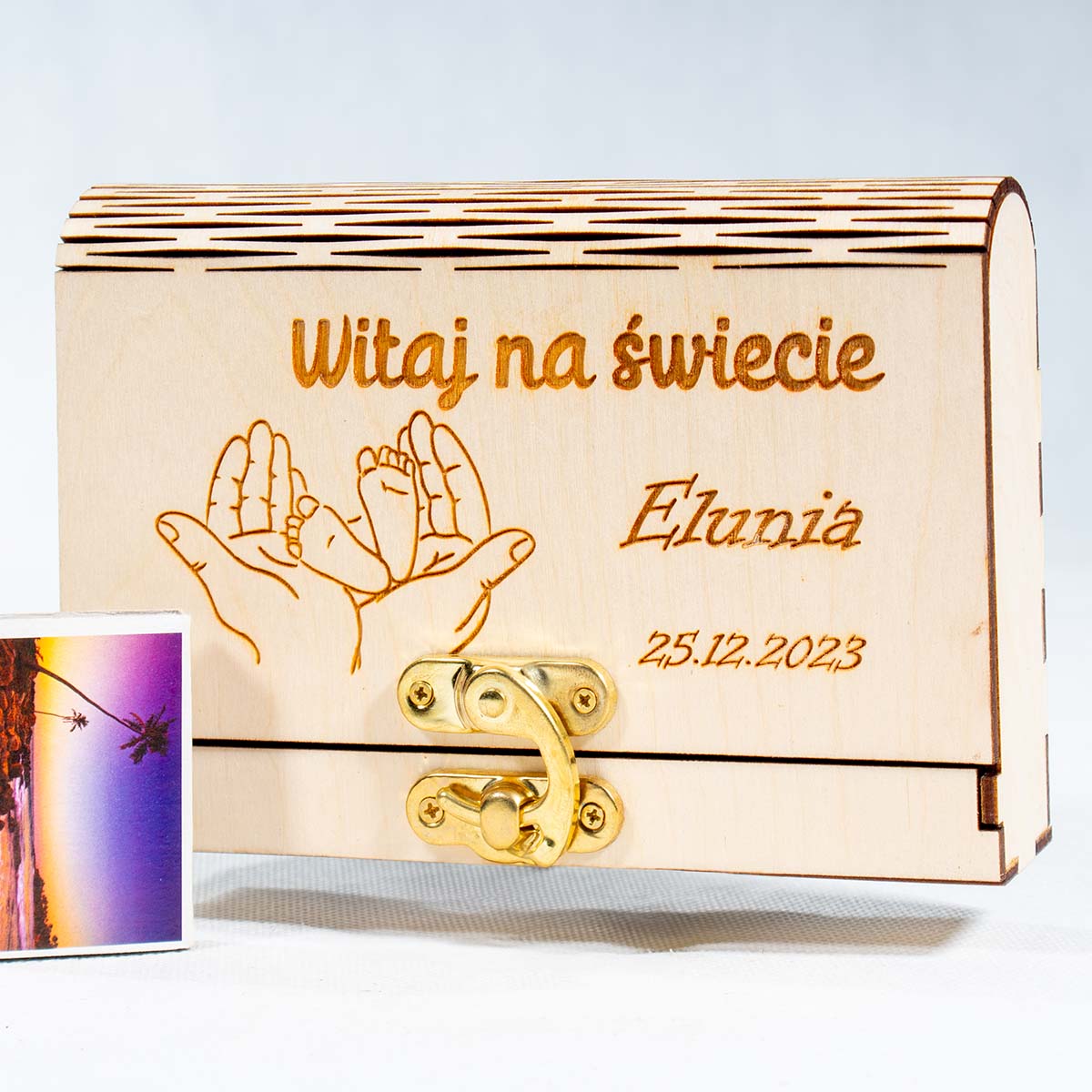 na zdjecia 01 2 Drewniane pudełko na zdjęcia