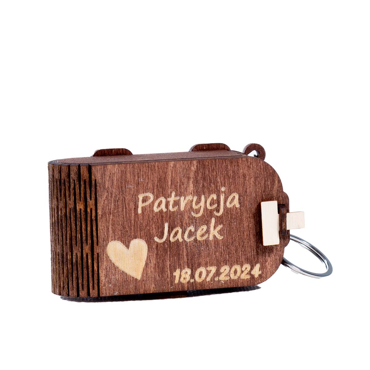 pendrive 04cb 1 Drewniane pudełko z grawerem na pendrive