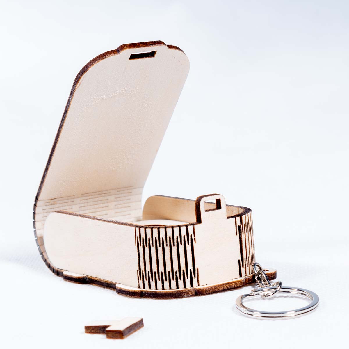 pendrive 04n 6 Drewniane pudełko z grawerem na pendrive