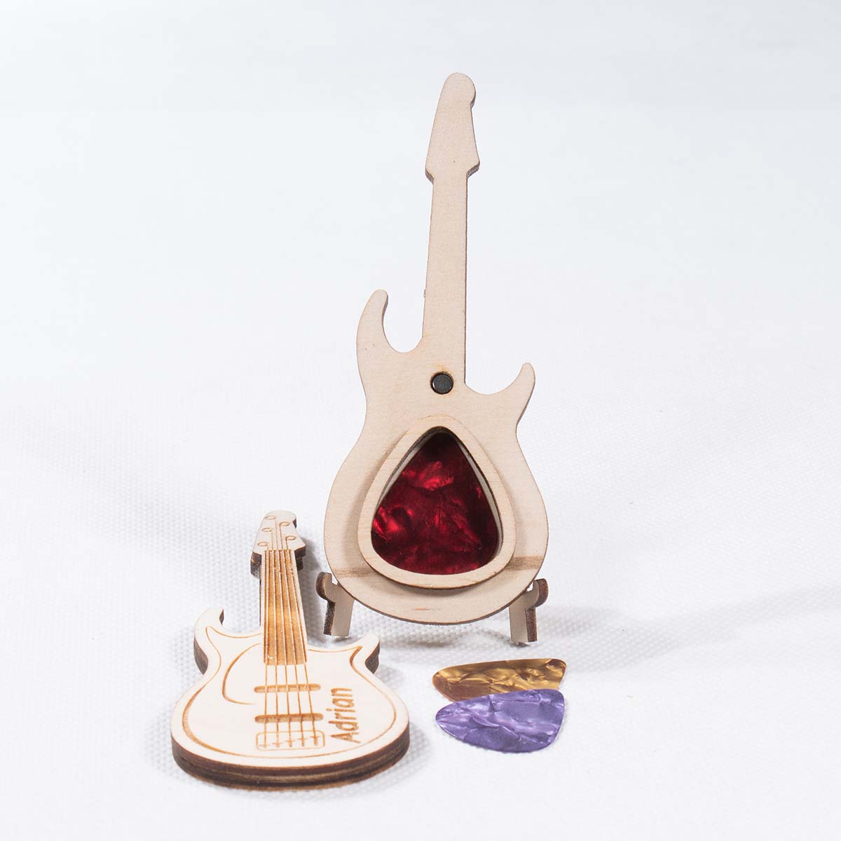 gitara 06 6 Pojemnik na kostkę gitarową