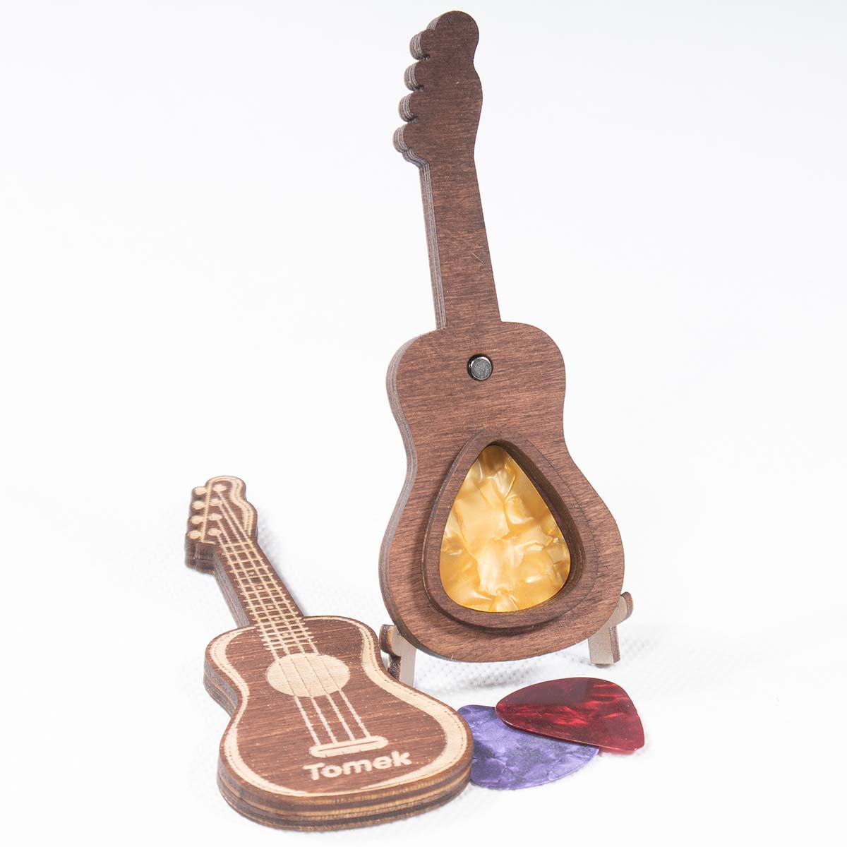 gitara 08 14 Pojemnik na kostkę gitarową