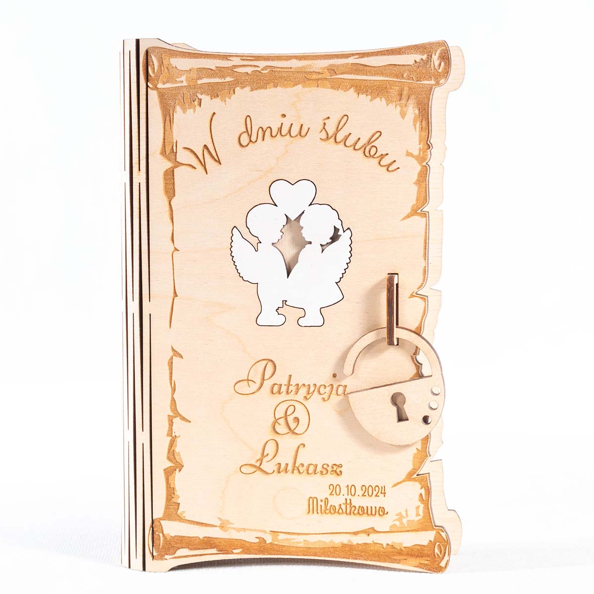 na pieniadze 25 b1 Pudełko na pieniądze ślub wesele prezent z grawerem