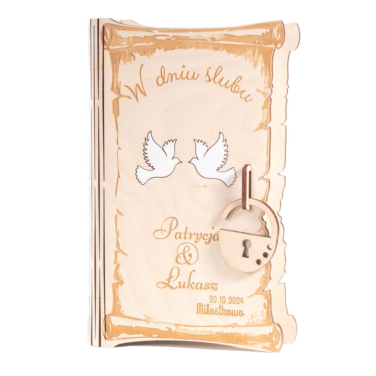 na pieniadze 25 c1 Pudełko na pieniądze ślub wesele prezent z grawerem
