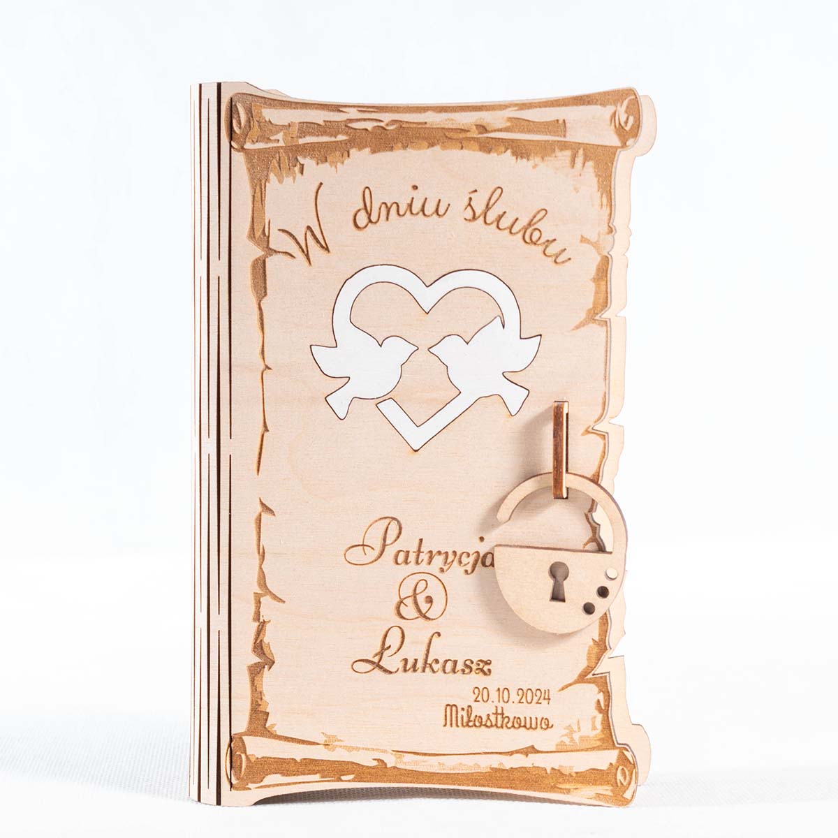 na pieniadze 25 e1 Pudełko na pieniądze ślub wesele prezent z grawerem