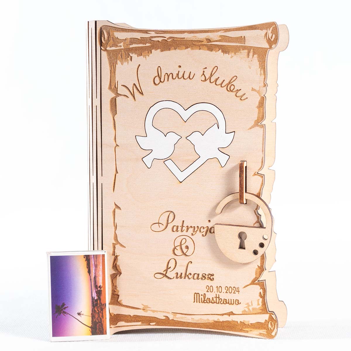 na pieniadze 25 e2 Pudełko na pieniądze ślub wesele prezent z grawerem