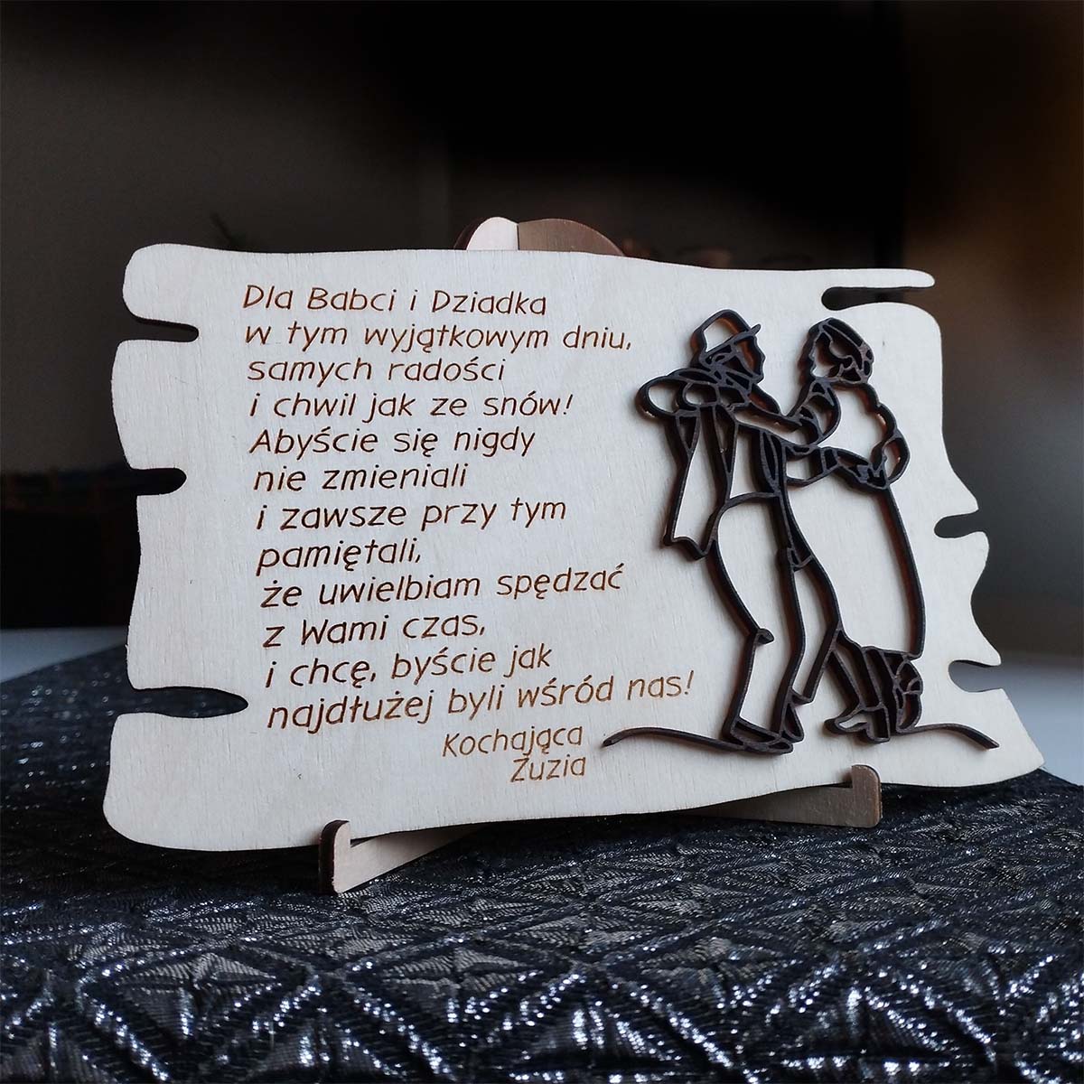 BD kartka 03 3 Tabliczka kartka pamiątka na dzień Babci i Dziadka