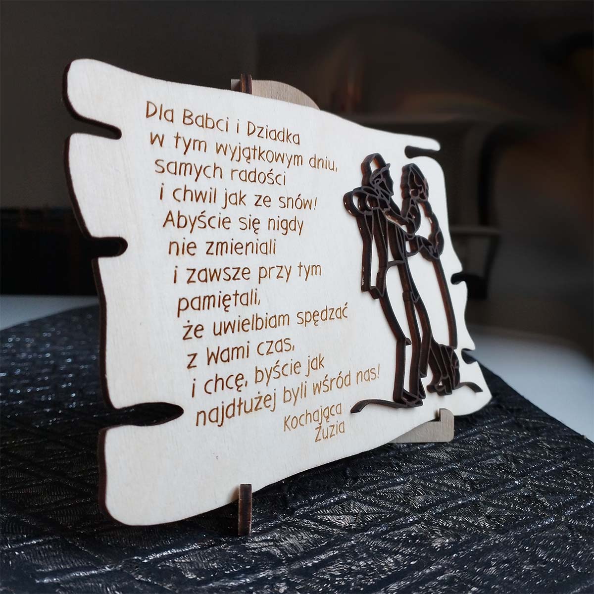 BD kartka 03 4 Tabliczka kartka pamiątka na dzień Babci i Dziadka