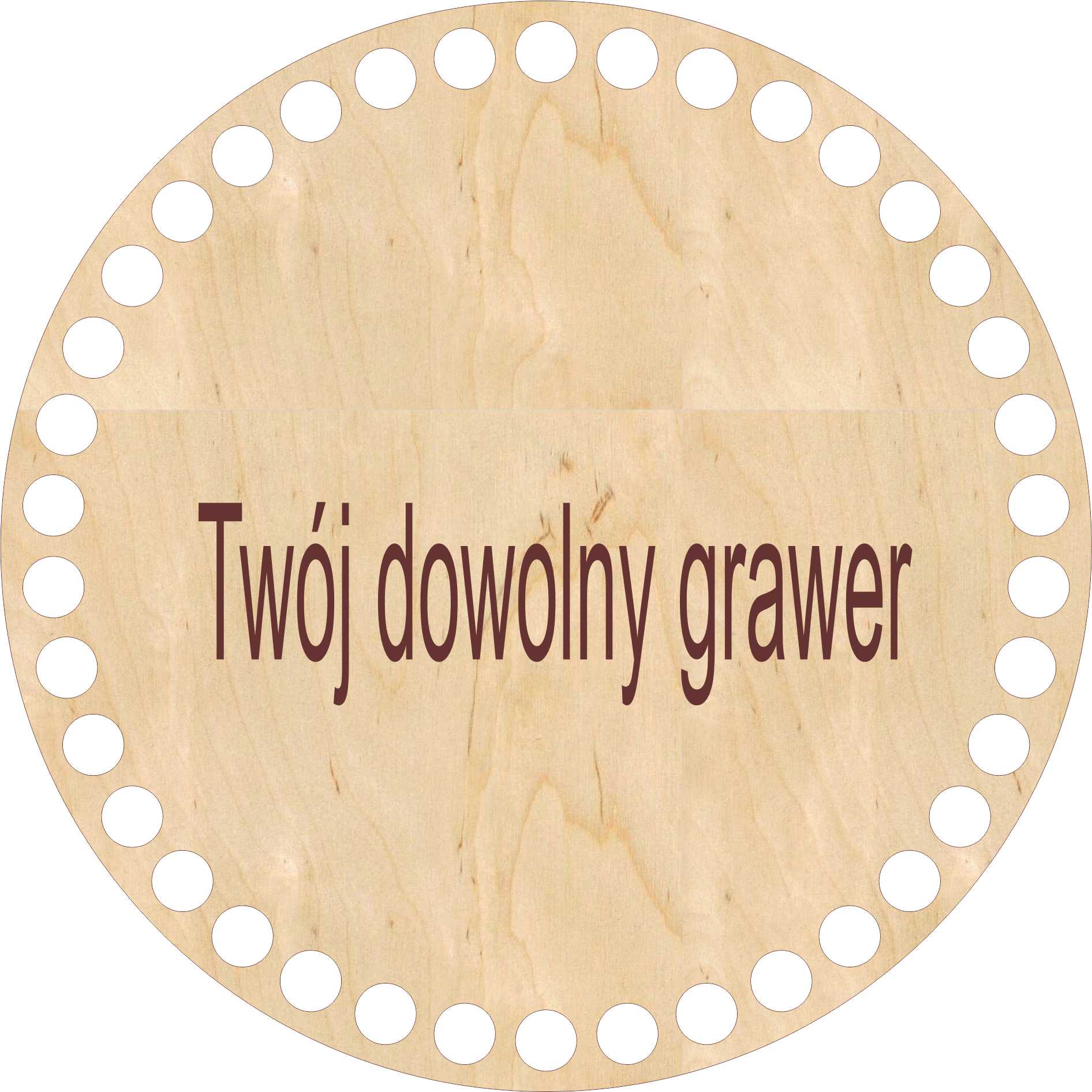 Na koszyki 03 Baza do koszyka okrągła