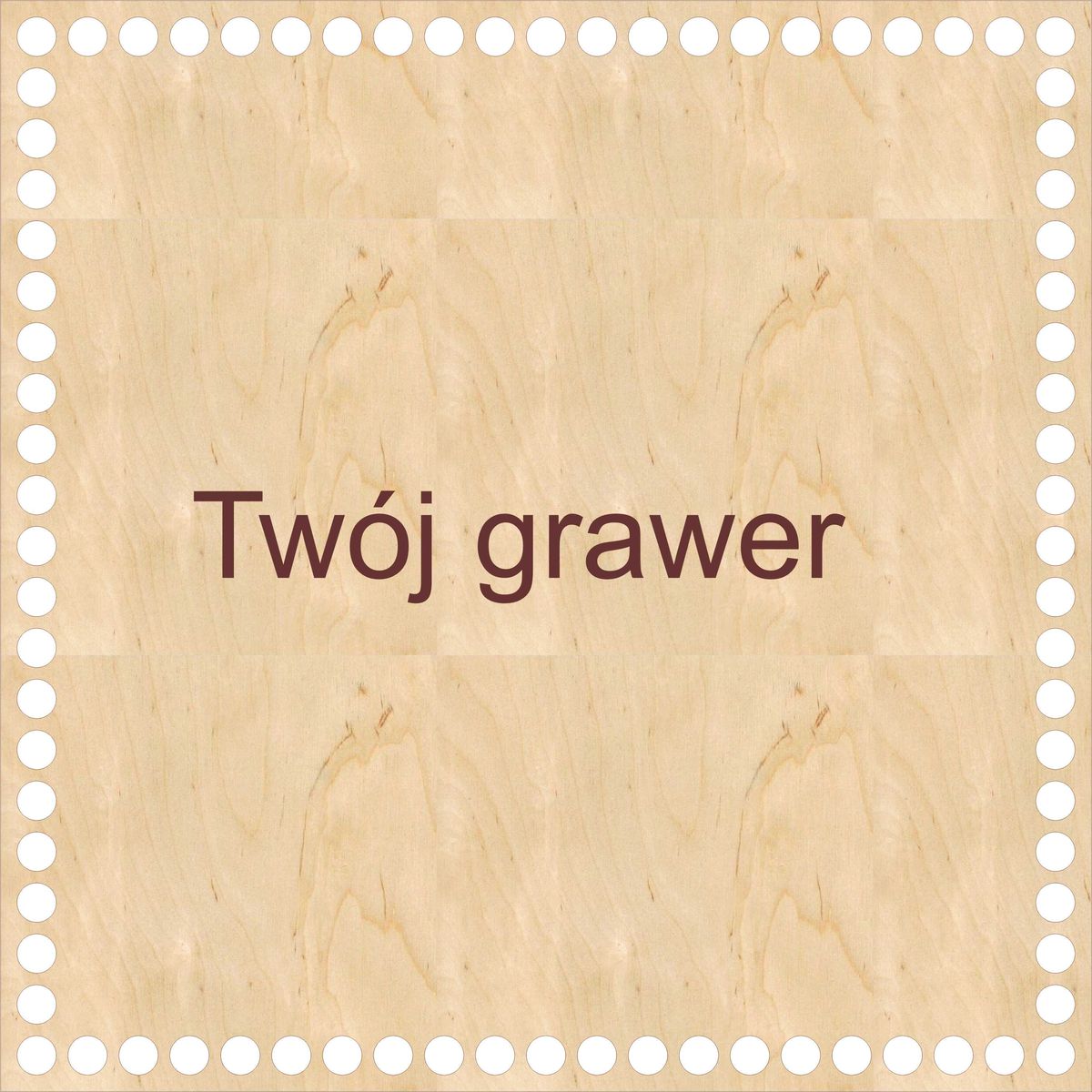 na koszyki kwadrat 02 Baza do koszyka kwadratowa