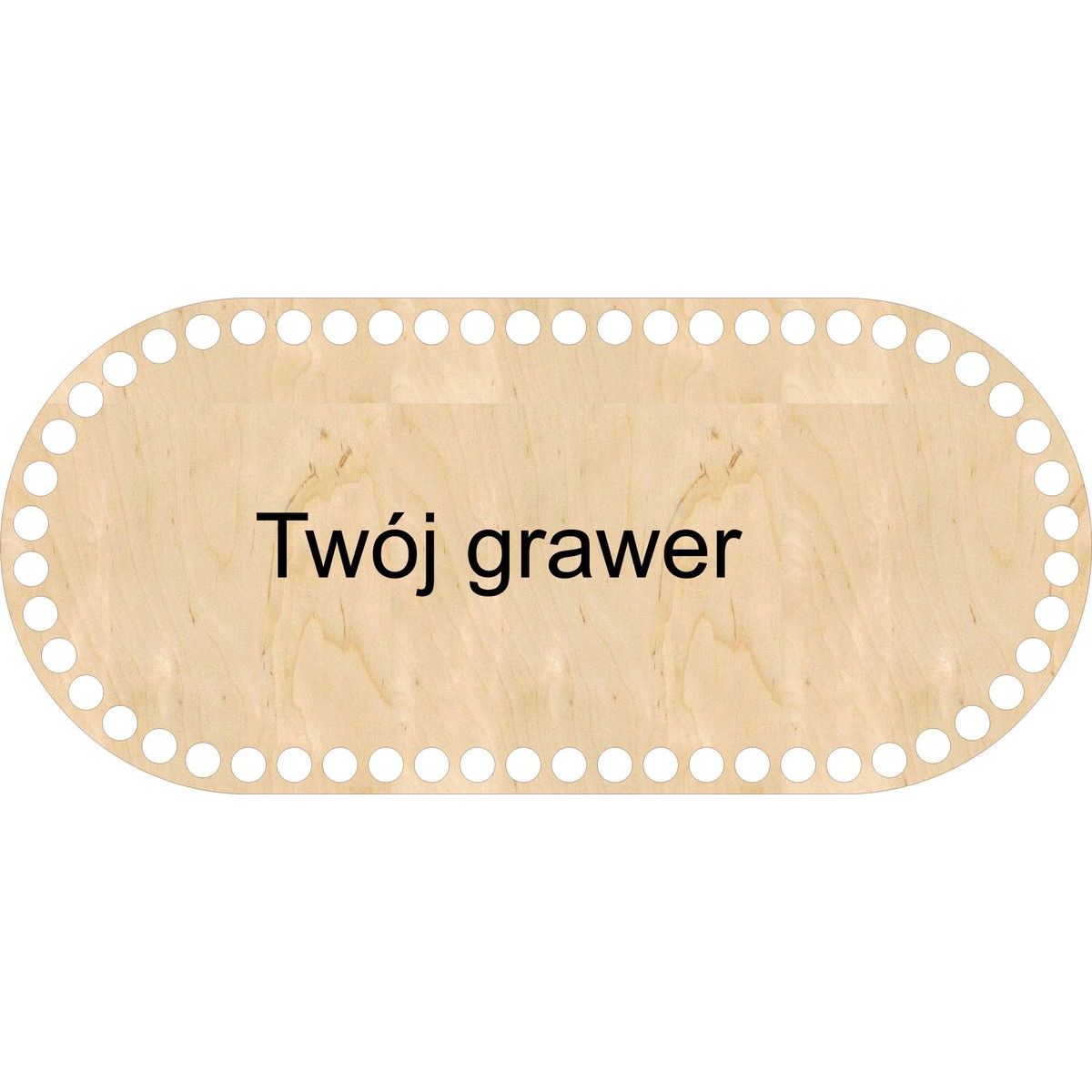 na koszyki owal 02 Baza do koszyka Mojżesza owalna