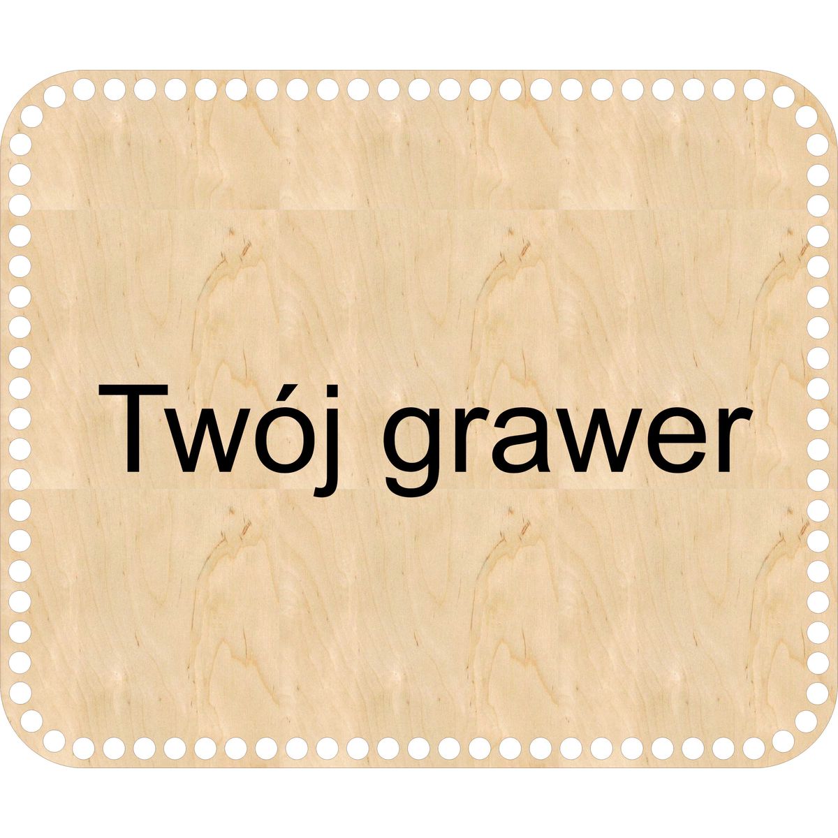 na koszyki prostokat 02 Baza do koszyka prostokątna