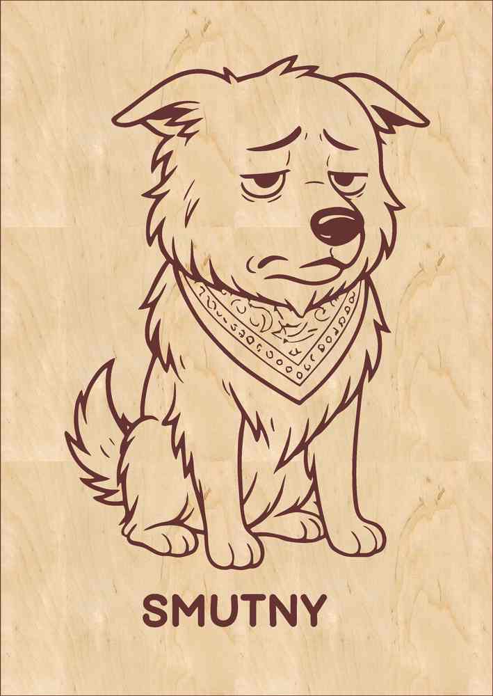 DT_emocje02 DT emocje02 Karty emocji psa pomoc w dogoterapi