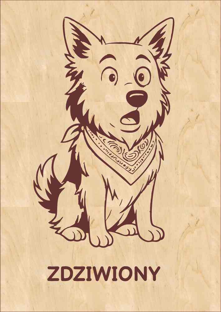 DT emocje06 Karty emocji psa pomoc w dogoterapi