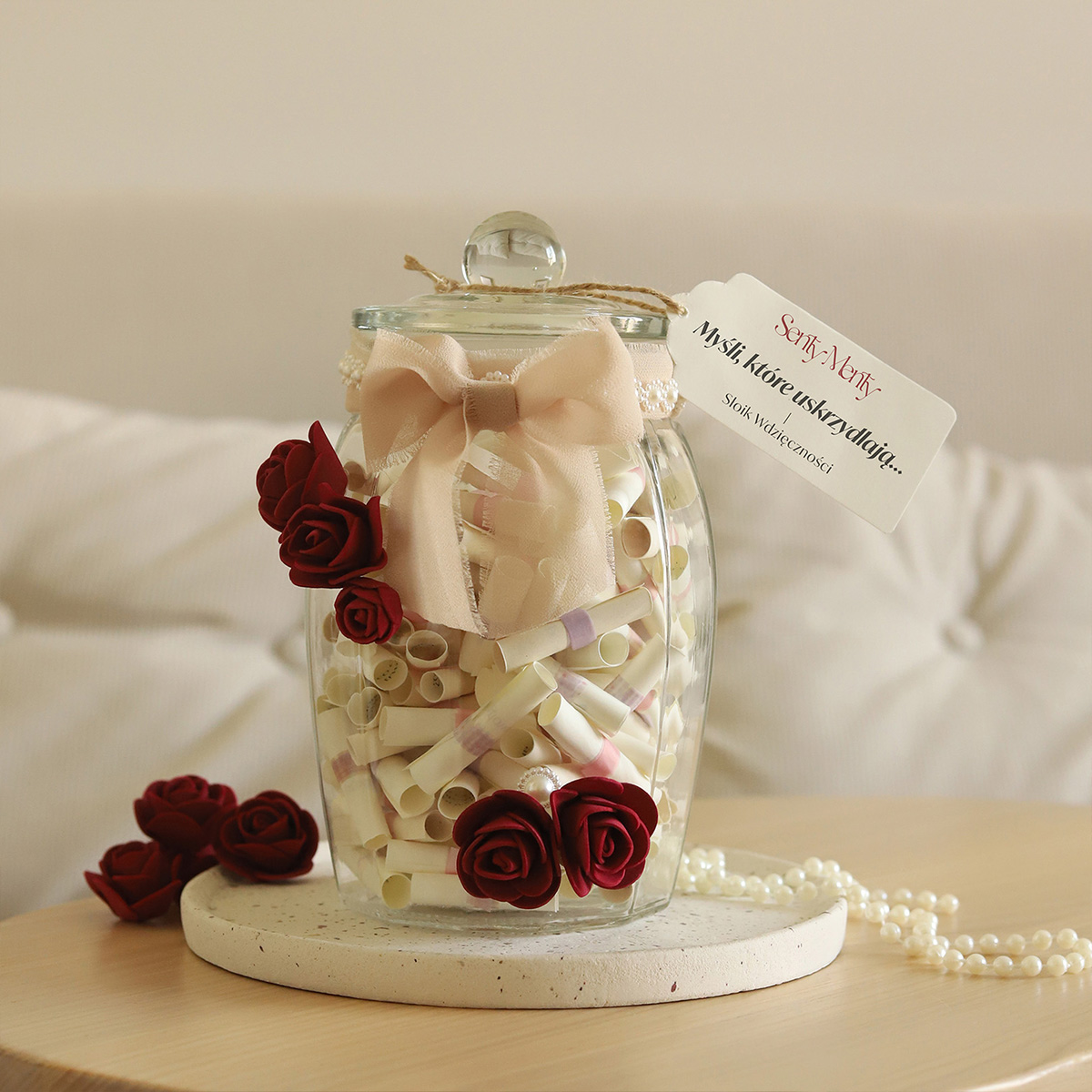 02 Sloik Wdziecznosci 6 Słoik Wdzięczności Velia–Dobrych Myśli | Pomysł na prezent dla Przyjaciółki