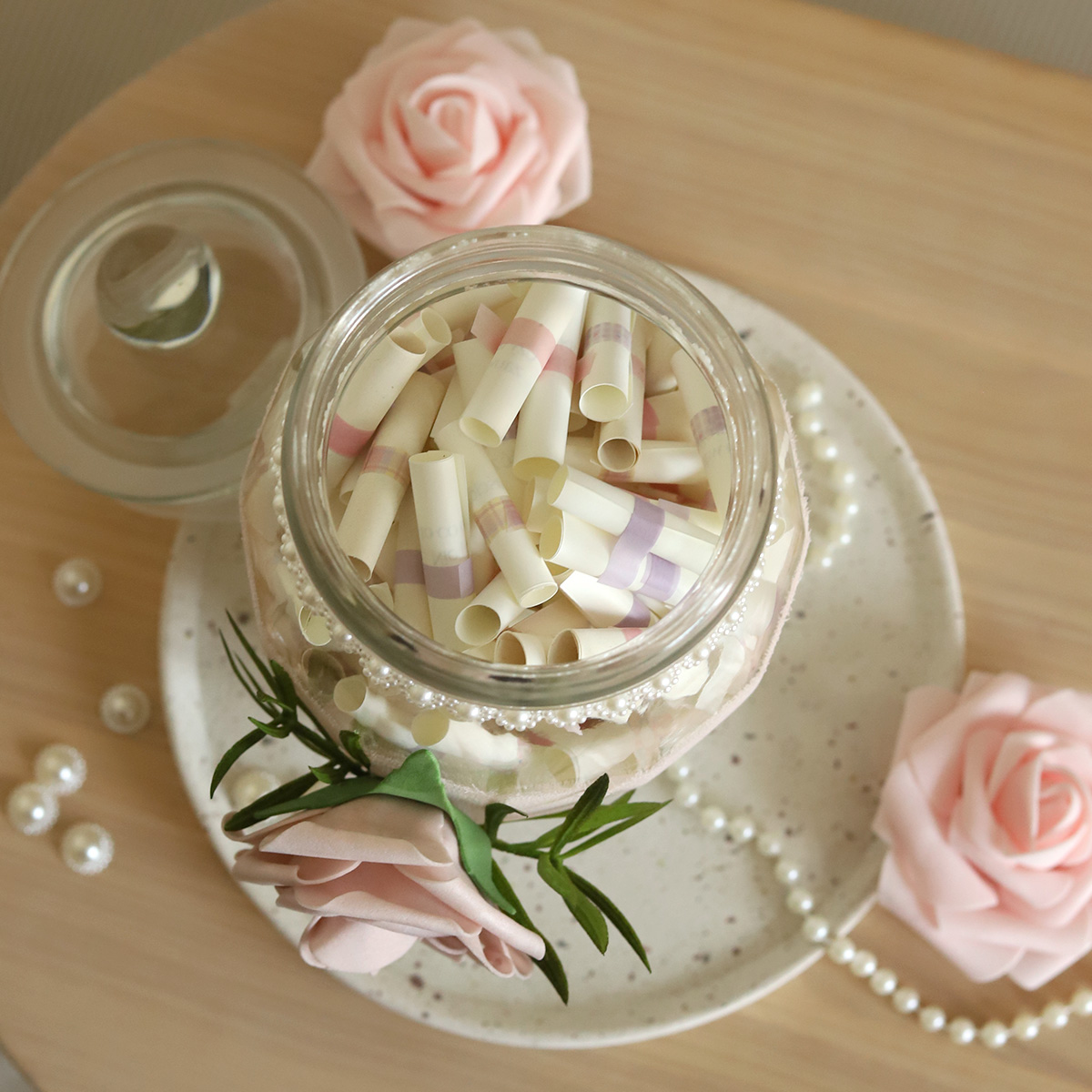 05 Afirmacje na dobry dzien 4 Afirmacje na Dobry Dzień: Słoik Rosa – Poranek z Uśmiechem | Rękodzieło