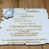 zaproszenie kom 3 3 Zaproszenie na Komunię Świętą personalizowane