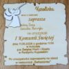 zaproszenie kom 3 6 Zaproszenie na Komunię Świętą personalizowane