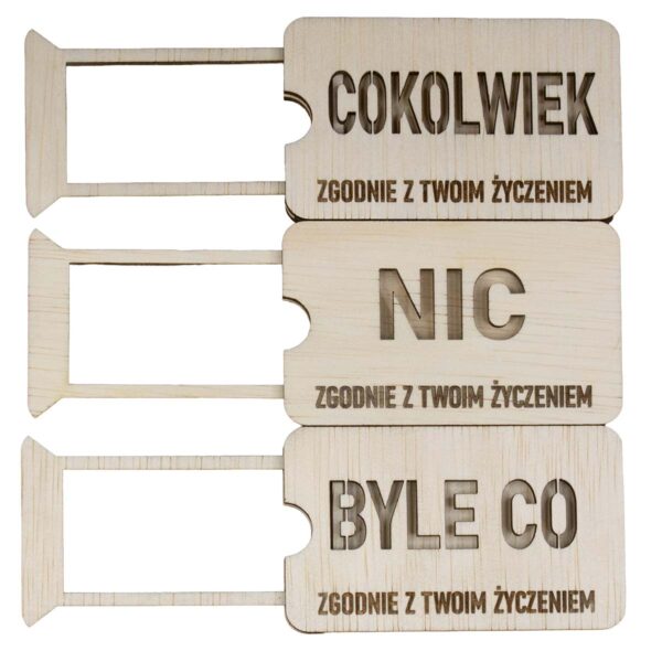 Bon podarunkowy voucher na gotówkę