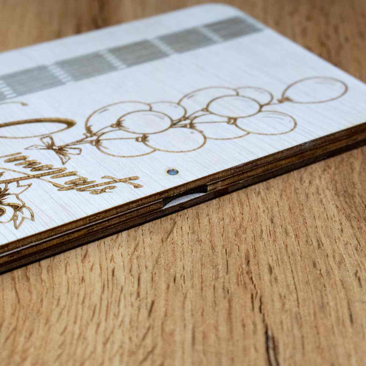 koperta 05 5 Drewniana koperta pudełko na pieniądze