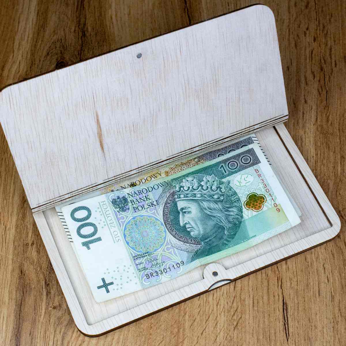 koperta 05 9 Drewniana koperta pudełko na pieniądze