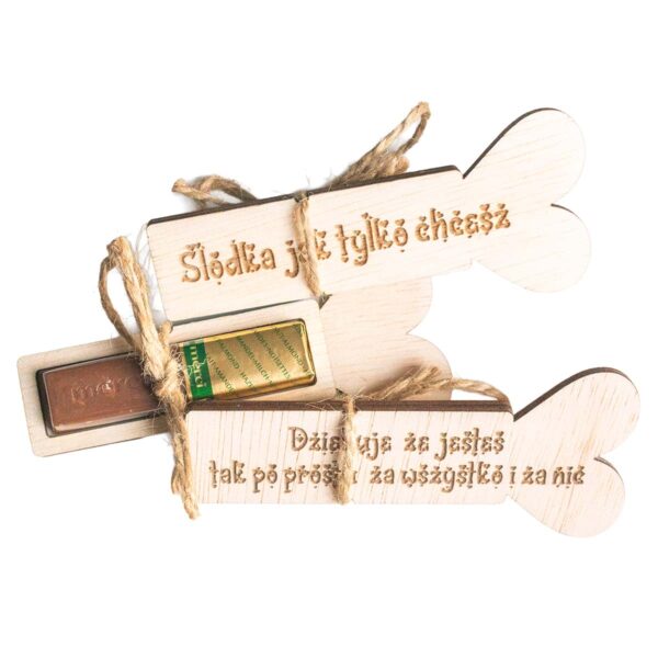 Etykieta na Merci, Kinder Walentynki