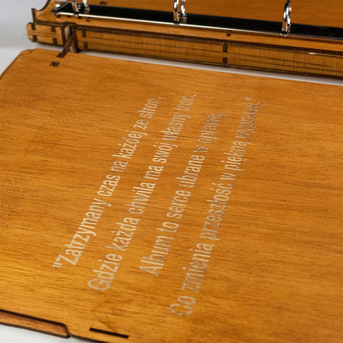 organizer 01 12 Drewniany album na zdjęcia, księga gości, organizer