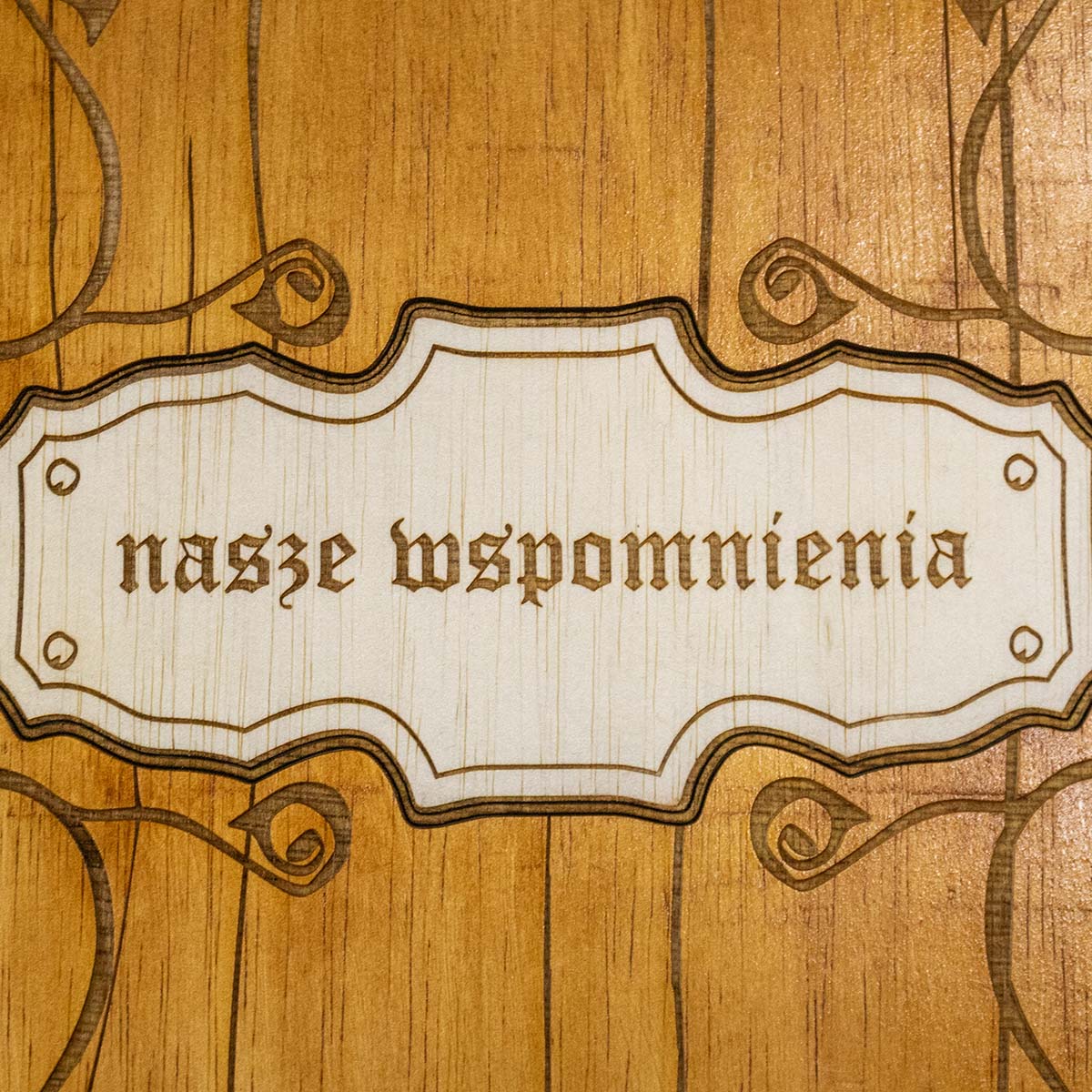 organizer 01 14 Drewniany album na zdjęcia, księga gości, organizer