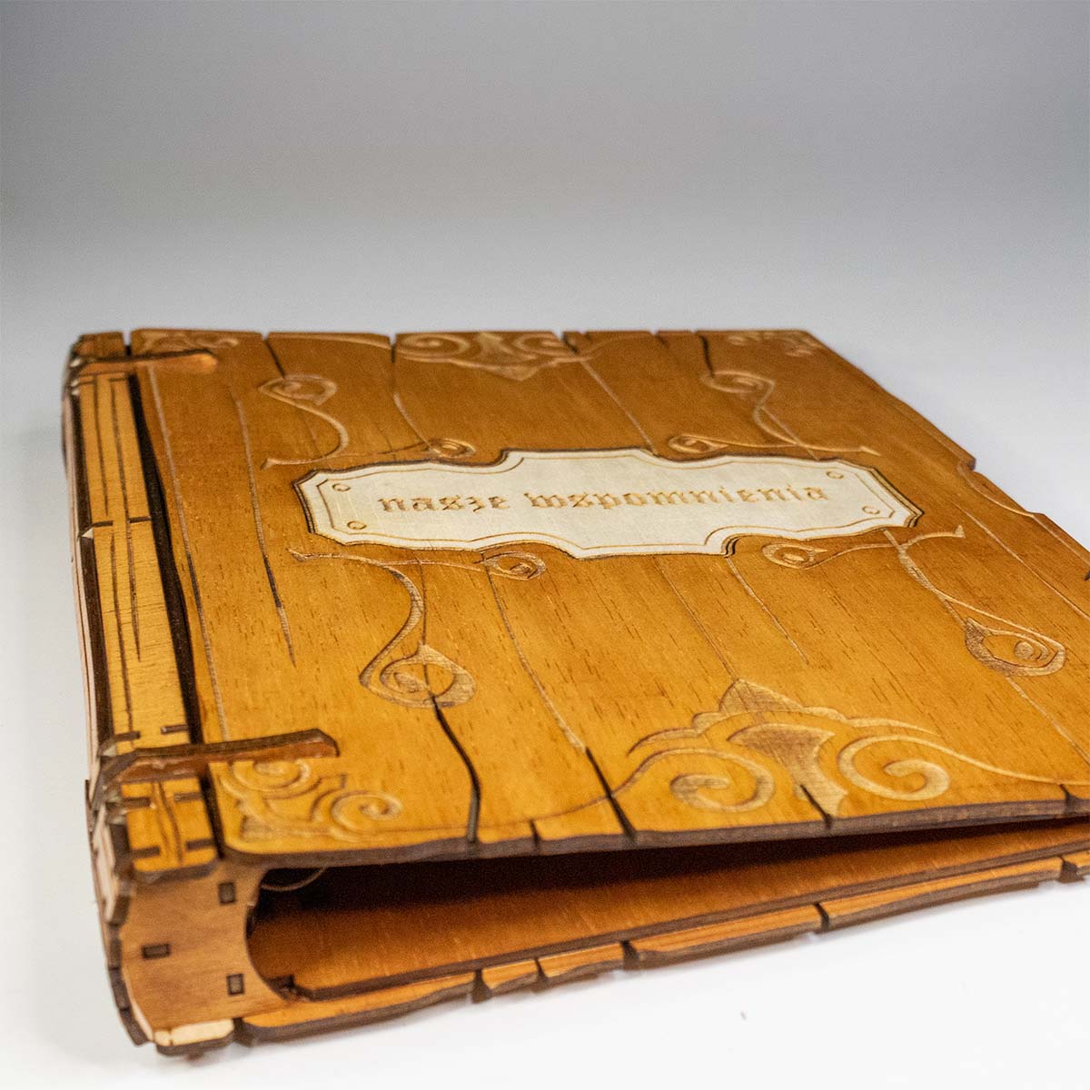 organizer 01 8 Drewniany album na zdjęcia, księga gości, organizer